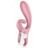 Satisfyer Hug Me - klitorisvibrator med arm - smart - pink