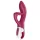 Satisfyer Embrace Me - klitorisvibrator med arm - genopladelig - rød