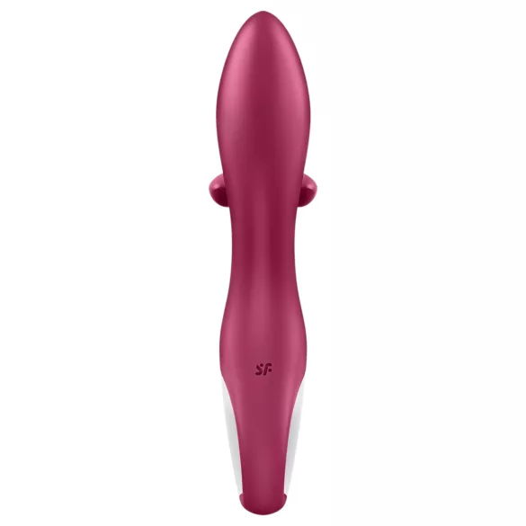 Satisfyer Embrace Me - klitorisvibrator med arm - genopladelig - rød