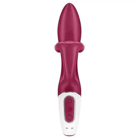 Satisfyer Embrace Me - klitorisvibrator med arm - genopladelig - rød