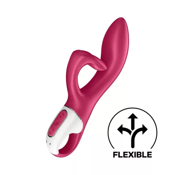 Satisfyer Embrace Me - klitorisvibrator med arm - genopladelig - rød