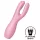 Satisfyer Threesome 3 - klitorisvibrator - genopladelig - pink
