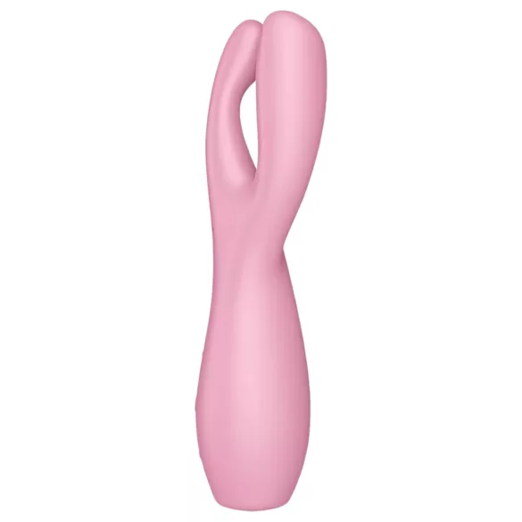 Satisfyer Threesome 3 - klitorisvibrator - genopladelig - pink