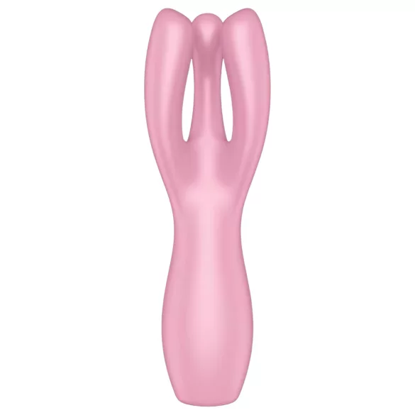 Satisfyer Threesome 3 - klitorisvibrator - genopladelig - pink