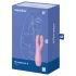 Satisfyer Threesome 3 - klitorisvibrator - genopladelig - pink