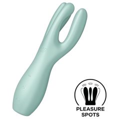  Satisfyer Threesome 3 - genopladelig klitorisvibrator (mynte)