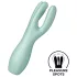 Satisfyer Threesome 3 - genopladelig klitorisvibrator (mynte)