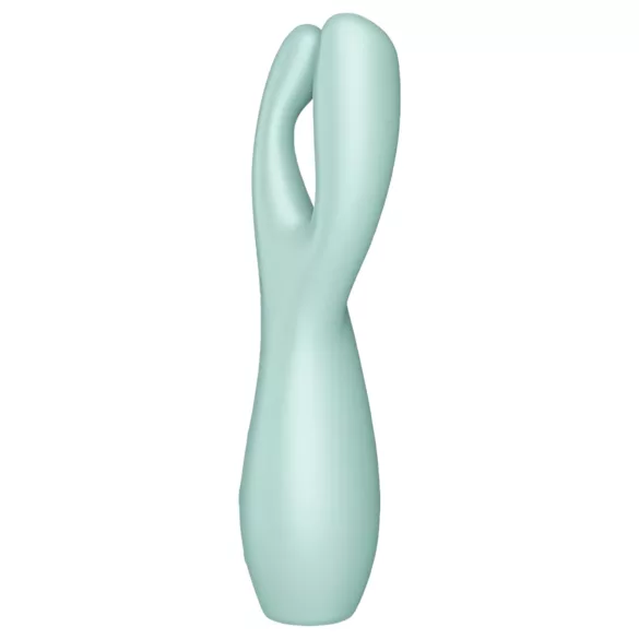 Satisfyer Threesome 3 - genopladelig klitorisvibrator (mynte)