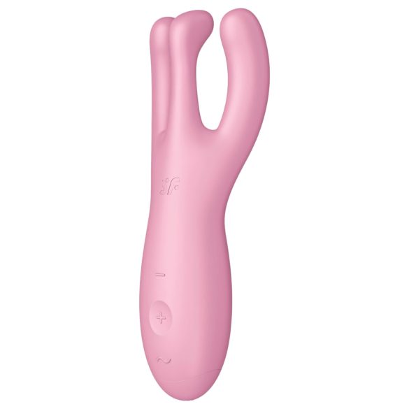 Satisfyer Threesome 4 - smart klitorisvibrator (pink)