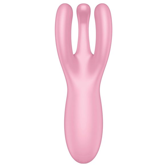Satisfyer Threesome 4 - smart klitoris vibrator (pink)