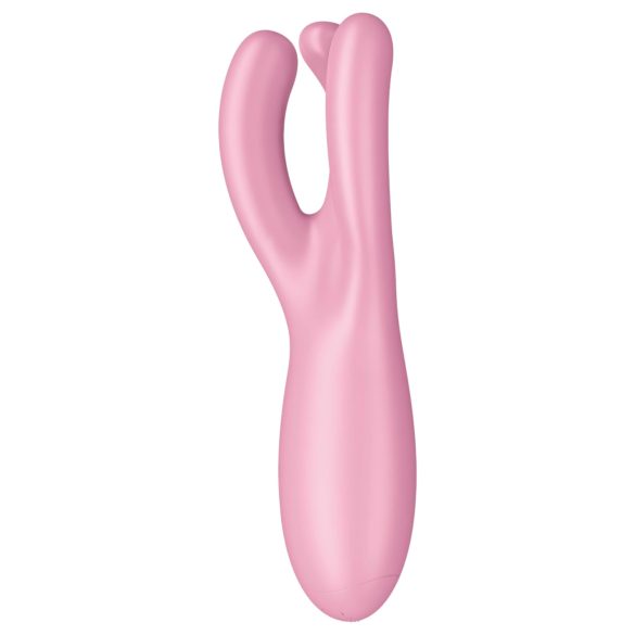 Satisfyer Threesome 4 - smart klitoris vibrator (pink)