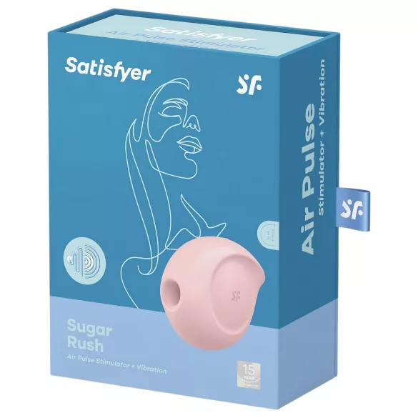 Satisfyer - klitorisvibrator med lufttryk - pink