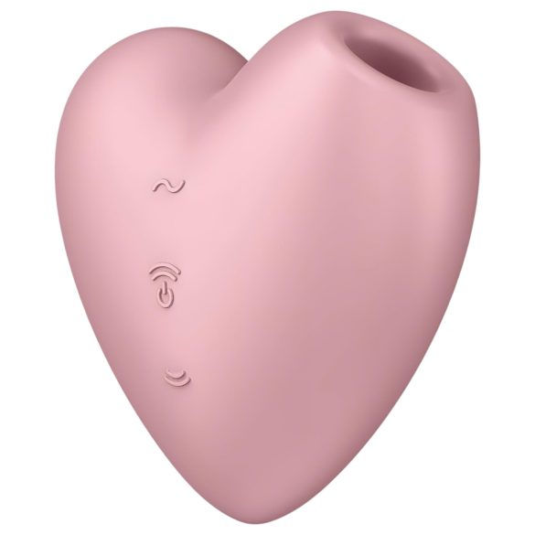 Satisfyer Cutie Heart - klitorisvibrator - lufttrykbølger - pink