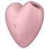 Satisfyer Cutie Heart - klitorisvibrator - lufttrykbølger - pink