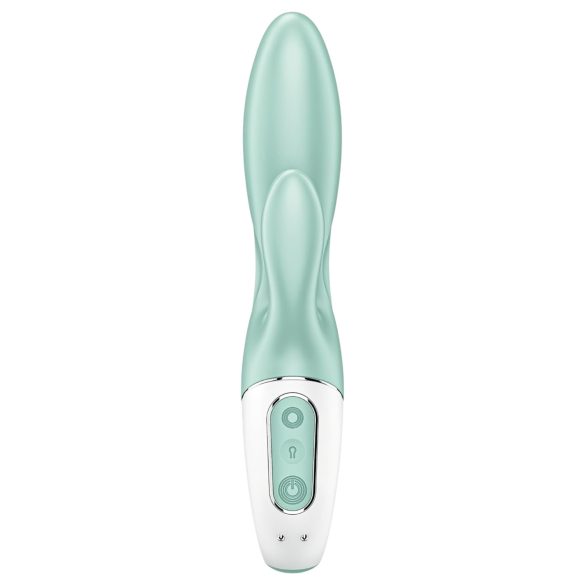 Satisfyer Air Pump Bunny 5 - smart oppustelig vibrator (mynte)