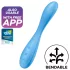 Satisfyer G-spot Flex 4 - App-styret G-punktsvibrator (turkis)