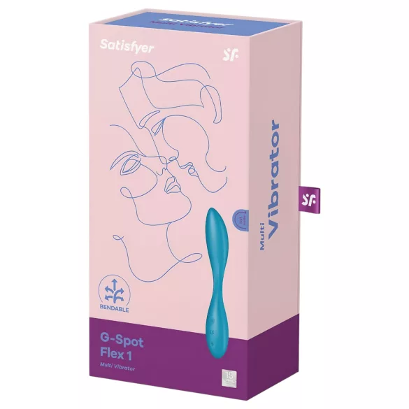 Satisfyer - G-punktsvibrator - genopladelig, vandtæt - grøn