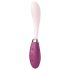 Satisfyer - G-punkts vibrator - fleksibel, genopladelig - pink/rød