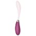 Satisfyer - G-punkts vibrator - fleksibel, genopladelig - pink/rød