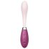 Satisfyer - G-punkts vibrator - fleksibel, genopladelig - pink/rød