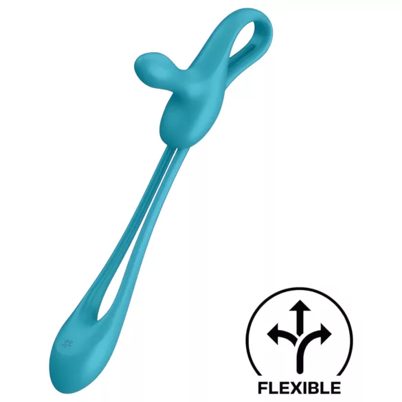 Satisfyer - anal vibrator og penisring - genopladelig - blå
