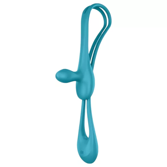 Satisfyer - anal vibrator og penisring - genopladelig - blå