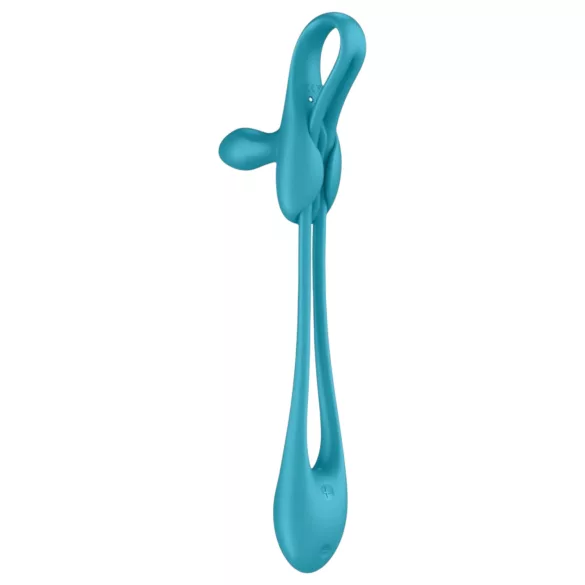 Satisfyer - anal vibrator og penisring - genopladelig - blå