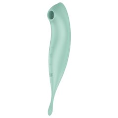   Satisfyer Twirling Pro - 2i1 klitorisvibrator - smart funktion - mint
