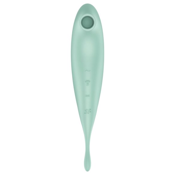 Satisfyer Twirling Pro - 2i1 klitorisvibrator - smart funktion - mint