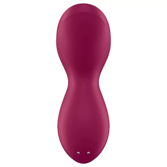 Satisfyer Exciterrr - klitorisvibrator med roterende perler - rød