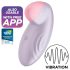 Satisfyer - klitorisvibrator med app - lilla