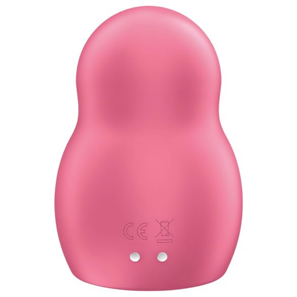 Satisfyer Pro To Go 1 - klitorisvibrator med trykbølger - genopladelig - rød