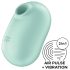 Satisfyer Pro To Go 2 - klitorisvibrator med trykbølger - genopladelig - mint