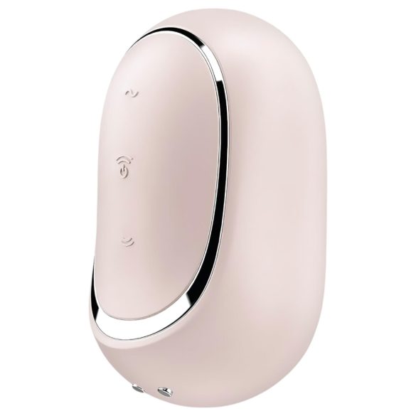 Satisfyer Pro To Go 2 - klitorisvibrator med trykbølger - beige