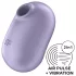 Satisfyer Pro To Go 2 - klitorisvibrator med lufttryk - genopladelig - lilla