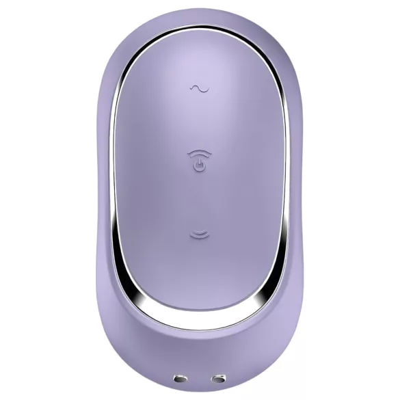 Satisfyer Pro To Go 2 - klitorisvibrator med lufttryk - genopladelig - lilla