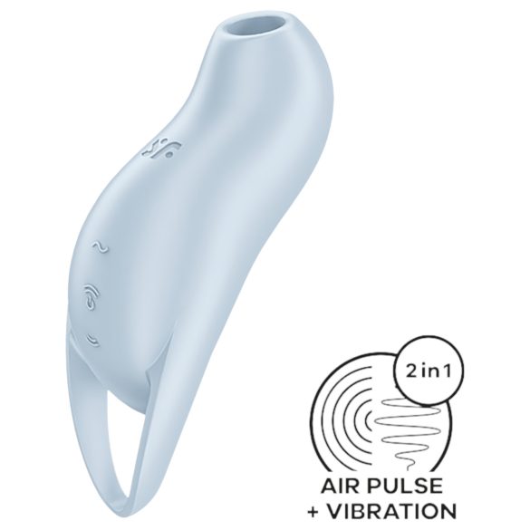 Satisfyer Pocket Pro 1 - klitorisvibrator med lufttryk - blå