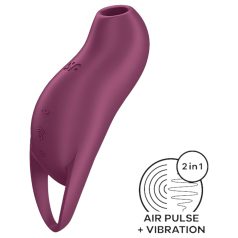   Satisfyer Pocket Pro 1 - klitorisvibrator med lufttryk - genopladelig - lilla