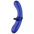 Satisfyer - dobbelt dildo i glas - to ender - blå