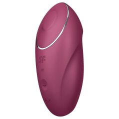 Satisfyer - 2i1 vibrator og klitorisvibrator - rød