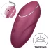Satisfyer - 2i1 vibrator og klitorisvibrator - rød