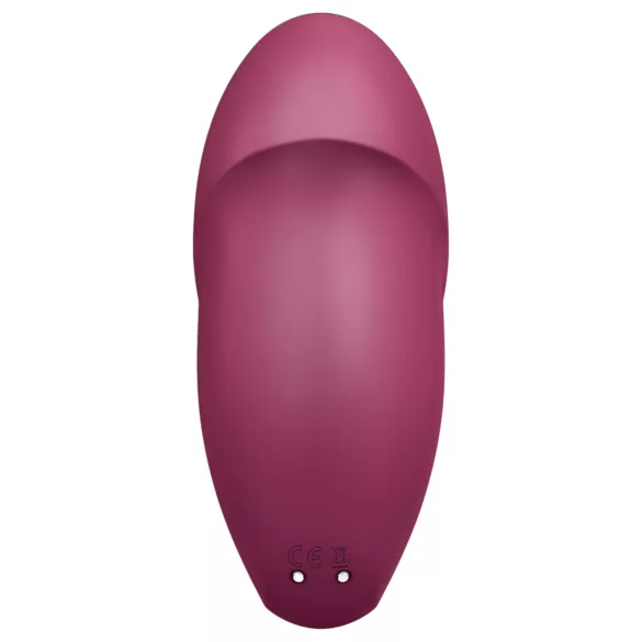 Satisfyer - 2i1 vibrator og klitorisvibrator - rød