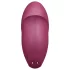 Satisfyer - 2i1 vibrator og klitorisvibrator - rød