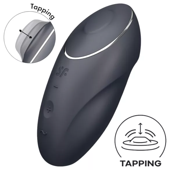 Satisfyer - klitorisvibrator 2i1 - sort