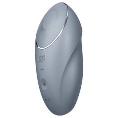 Satisfyer - klitoris vibrator og dildo - 2i1 - grå