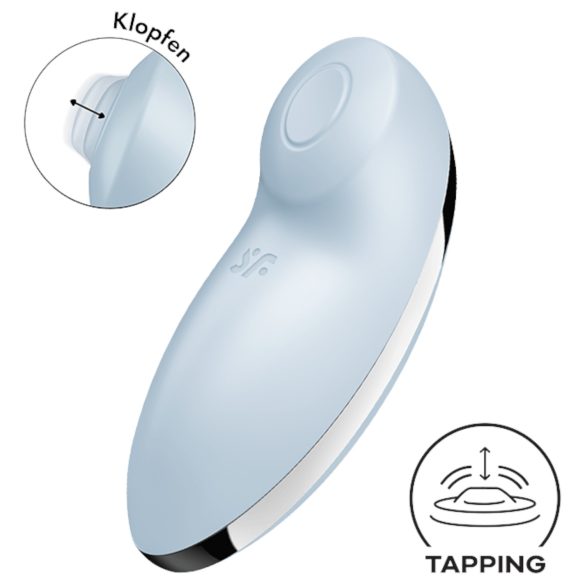 Satisfyer Tap & Climax 2 - Dobbelt nydelse i blått