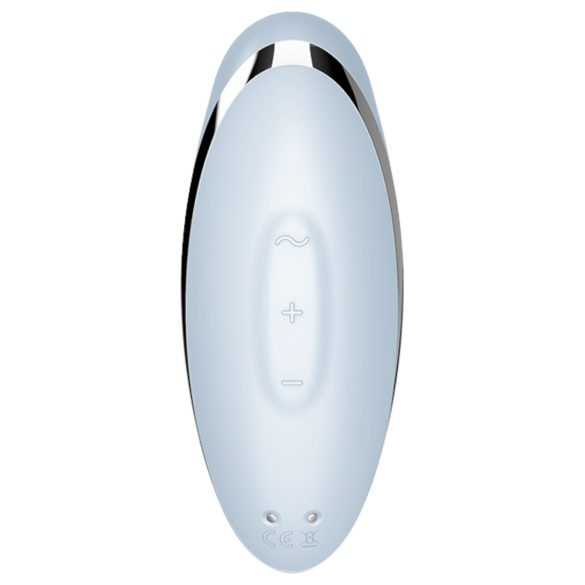 Satisfyer - klitorisvibrator og vibrator - 2i1 funktion - blå