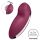Satisfyer Tap & Climax 2 - klitorisvibrator og vibrator - 2i1 - rød