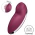 Satisfyer Tap & Climax 2 - klitorisvibrator og vibrator - 2i1 - rød