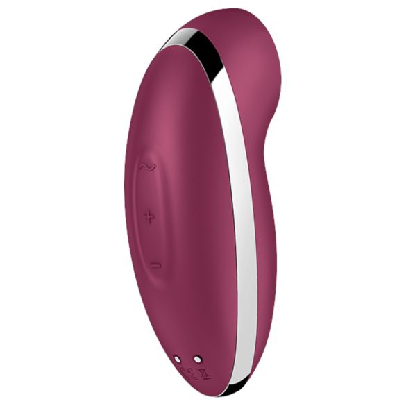 Satisfyer Tap & Climax 2 - klitorisvibrator og vibrator - 2i1 - rød